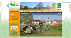 Desktop Screenshot of ferienbauernhof-ohr.de